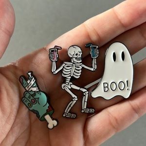 Halloween Enamel Pin Set